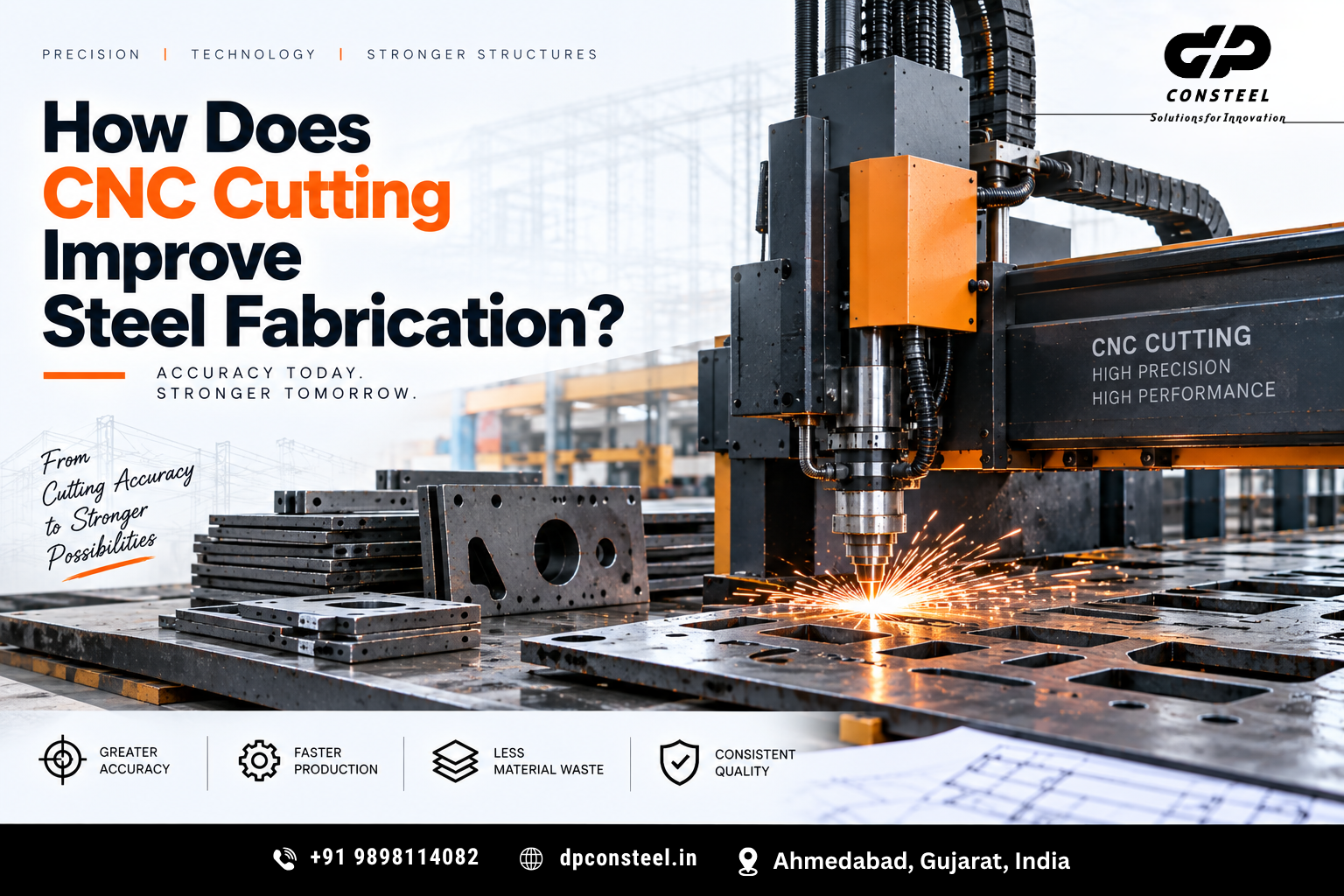 How Does CNC Cutting Improve Steel Fabrication?